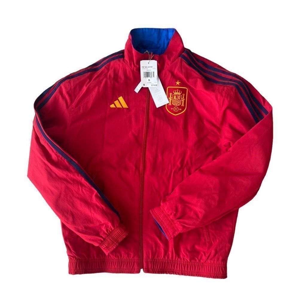 Adidas Spain 2022 World Cup Anthem Reversible Jacket‎ HE8920 Men's S